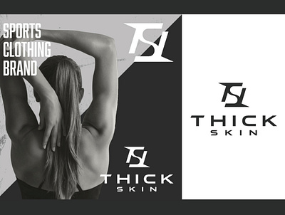 ThickSkin | Logo Design apparel brand identity brand logo branding business logo clothing logo company logo fashion fitness graphic design illustration logo logodesign logotype modern sports symbol ui
