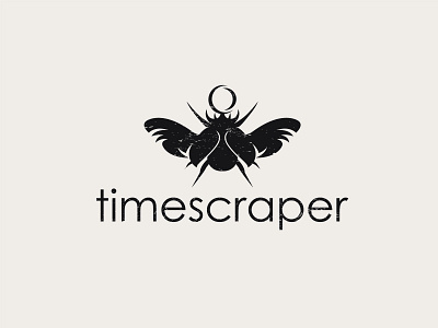 timescraper Logo Design abstract animal brand identity branding business logo creative design graphic design icon illustration logo logodesign logotype modern scarab beetle silhouette symbol