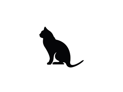 Cat animal brand identity brand logo branding business logo cat design geometric graphic design icon illustration logo logodesign minimal minimalist modern paw pet silhouette symbol