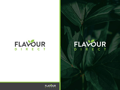 Flavour Direct branding cbd logo creative logo logotype mark modern