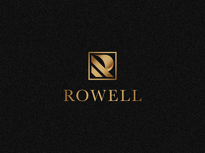 ROWELL brand branding elegant fashion icon lettermark logo logotype luxury mark modern professional symbol wallet