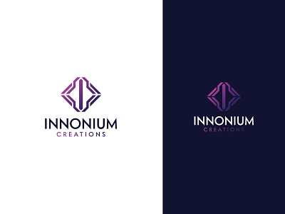Innonium app branding design electronic icon lettermark logo logotype mark mechatronics mobile robotic software symbol tech logo