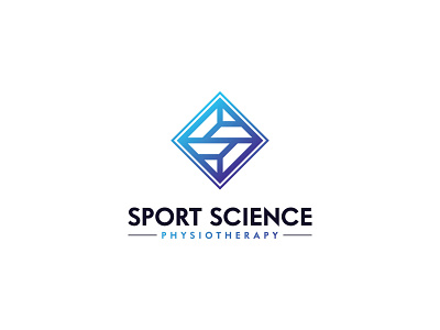 Sport Science Physiotherapy branding coach doctor gym icon logo logotype mark medical modern physiotherapy science sports symbol tech training wellness wordmark