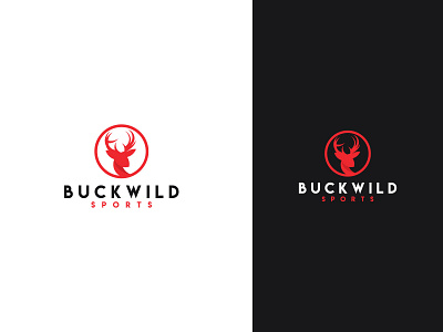 Buckwild animal brand identity branding clothing deer logo fitness hunter logo logo design mark sports travel travel agency vector wildlife