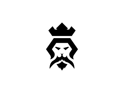 LOGO EXPLORATION beard brand brand identity branding crown graphicdesign icon king lion logo logodesign luxury mark minimal minimalist modern royal symbol