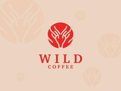 Wild Coffee brand identity branding coffee coffeebean deer icon illustration logo logodesign logomark logotype symbol travel vector wild