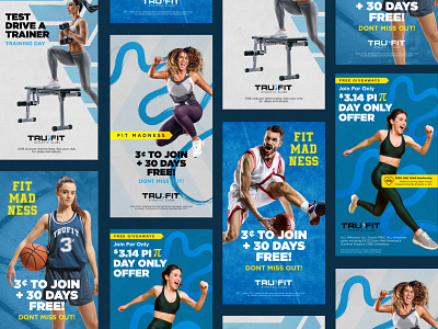 TF March Promos athletic athletic club figma fitness ads fitness promotions gym promotions trufit