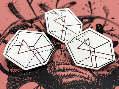 Pentaprism Enamel Pins