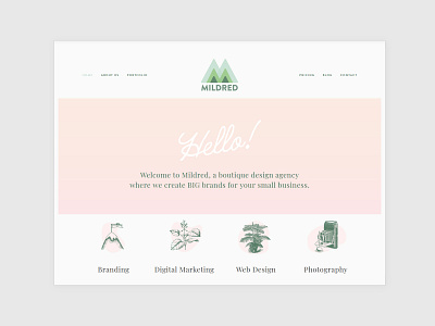 Mildred Design Co. Website