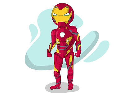 iron man cartoon cute