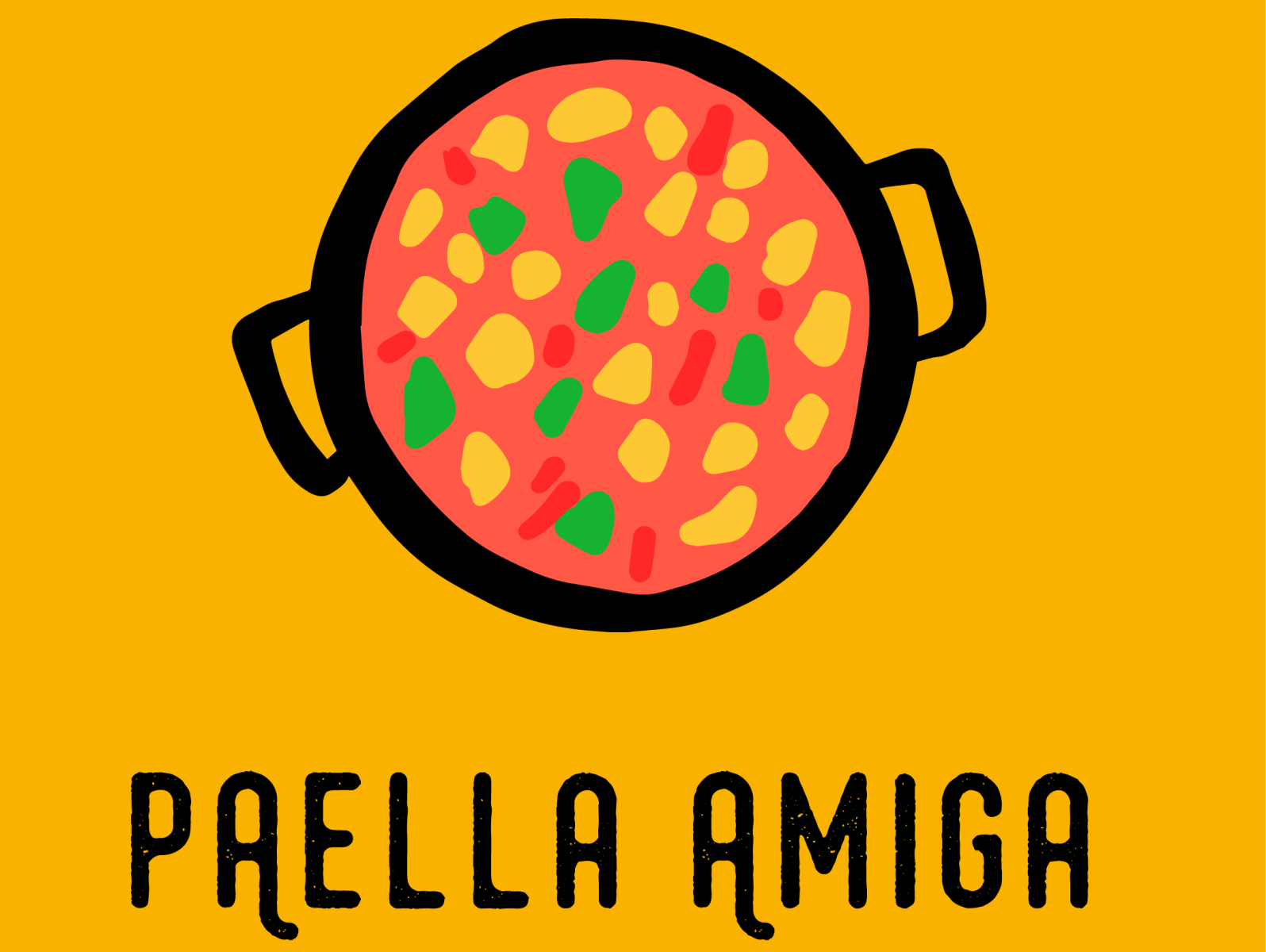 Logo for Paella Takeaway in Bristol by Marta Zubieta on Dribbble