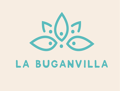 La buganvillla Logo buganvilla crafts flower furniture handmade logo design logodesign logotype macrame