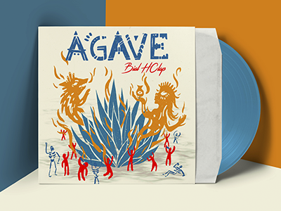 Agave Album Cover Psychedelic Cumbia