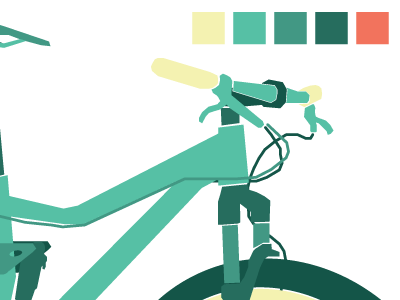 Mountain Bike Vector