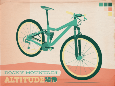 Rocky Mountain Altitude 29 Vector 29er altitude 29 bike mountain bike rocky mountain texture vector