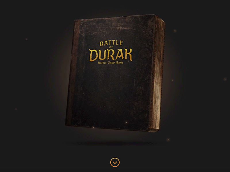 Battle of Durak book hover battle card game battle of durak brute cards character game mage necromancer thief tuck box vector