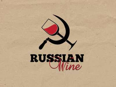 Russian Wine logo mark russian wine