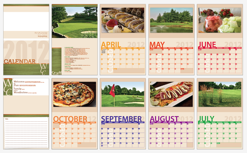 Wcc 2012 Calendar by Fedor Sosnin on Dribbble