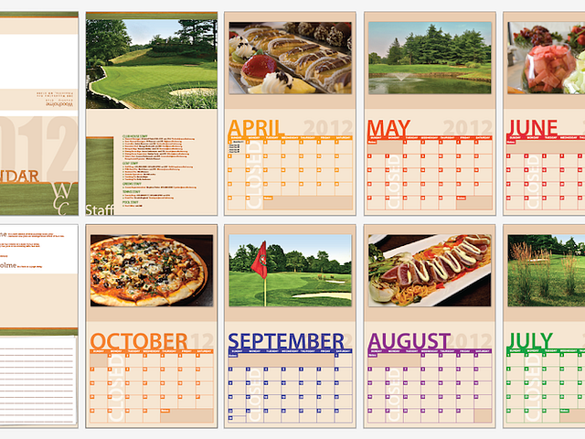 Wcc 2012 Calendar by Fedor Sosnin on Dribbble