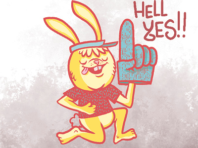 "Hell Yes" Illiustration illustration