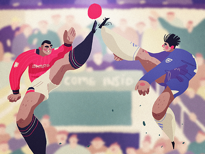 Soccer players no.2 art character design digitalart football illustration soccer