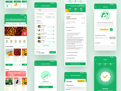 Groceries App - Exploration Design app design design fresh fruits green groceries ui ux vector vegetables