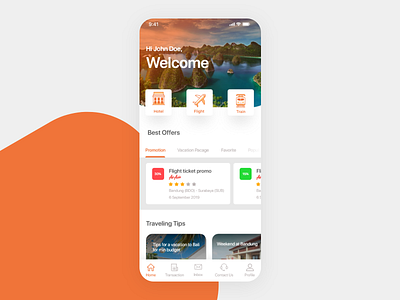 Traveling App ios travel travel agency travel app ui