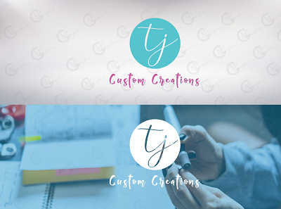 T & J Custom Creation Logo Design brand logo design design flat design flat logo graphic design graphicdesign logo logo design logodesign minimal logo design minimalist logo