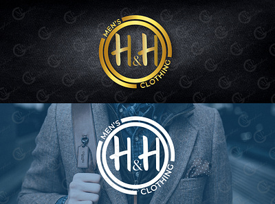 H&H Men's Clothing Logo Design design flat design flat logo graphic design graphicdesign logo logo design logodesign logos luxury logo minimal logo design minimalist logo