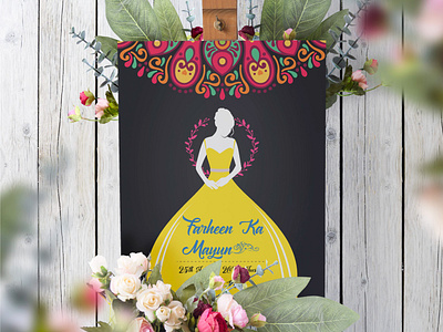 Wedding Card Mockup Design