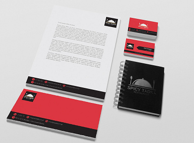 Stationary Mockup Design with Logo Visiting Card