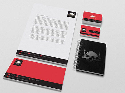 Stationary Mockup Design with Logo Visiting Card