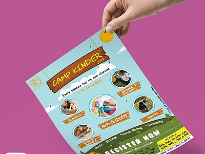 A4 Flyer Design Mockup