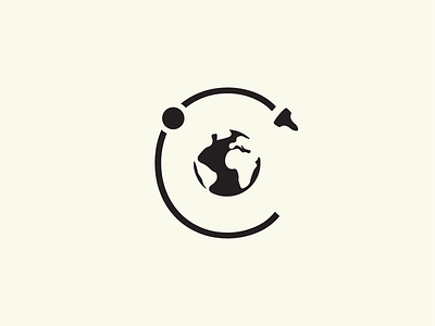 SPACED - Logo Mark (Idea 2) brand challenge identity logo planets space spaced travel universe