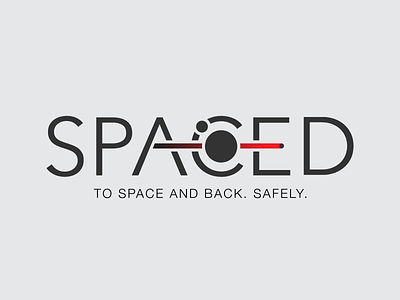 SPACED - Logo development brand branding challenge design development logo space spaced