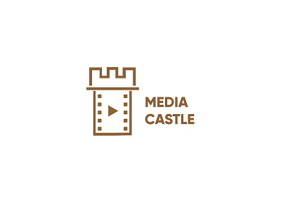 Media Castle design illustrator logo logo inspiration logotype