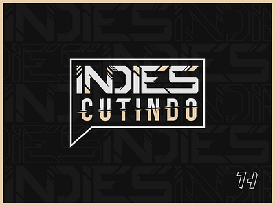INDIEScutindo branding brazil design logo podcast podcast logo typography vector
