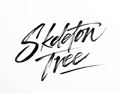 Skeleton Tree calligraphy cave handlettering ink kaligrafia lettering nick nickcave skeleton tree typografia typography