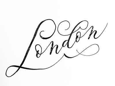 London calligraphy elegant handlettering kaligrafia lettering london ornament swash typografia typography