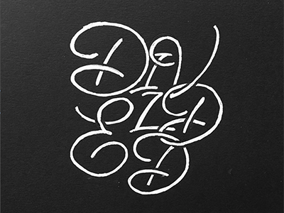 Divided black blackandwhite bw calligraphy divided handlettering lettering monoline swash white