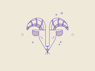 Aries animal april aries astrology constellation horns horoscope icon illustration line lineart march minimal ram sheep star sign symbol zodiac
