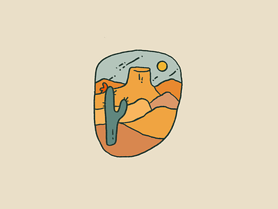 Little Desert adventure desert illustration