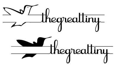 thegreattiny logo illustration logo type