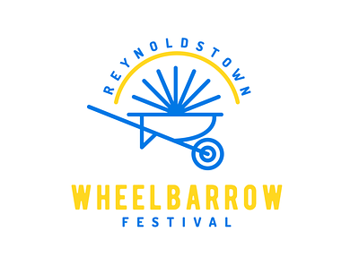 Wheelbarrow Festival atlanta branding festival icon illustration logo mark reynoldstown