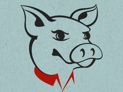 Pig animal illustration pig
