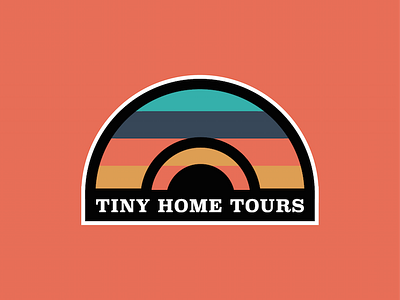 Tiny Home Tours brand home house logo tiny tours travel