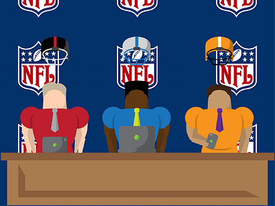 NFL Playbook design football illustration nfl sports website