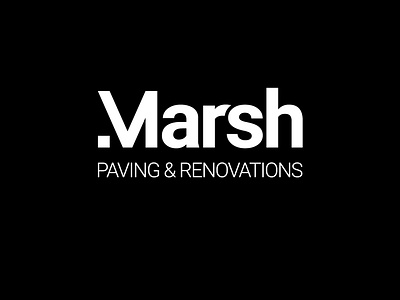Marsh Paving Logo