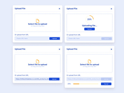 File Upload UI Design