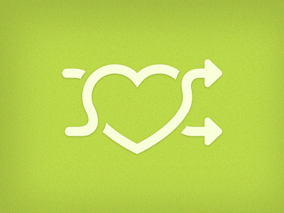 Random Love Icon heart icon logo design minimal